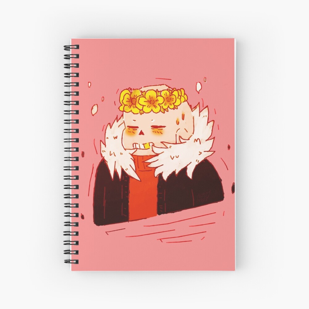 Underfell bitty sans  Spiral Notebook for Sale by Kawaizem