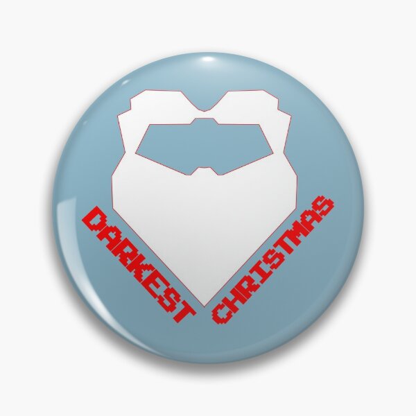 Artikelvorschau, Dunkelste Zeitlinie: Darkest Christmas - Special Community Festive Edition. Weißer böser Bart - rote Retro-Arcade-Typografie entworfen und verkauft von Deegital18.