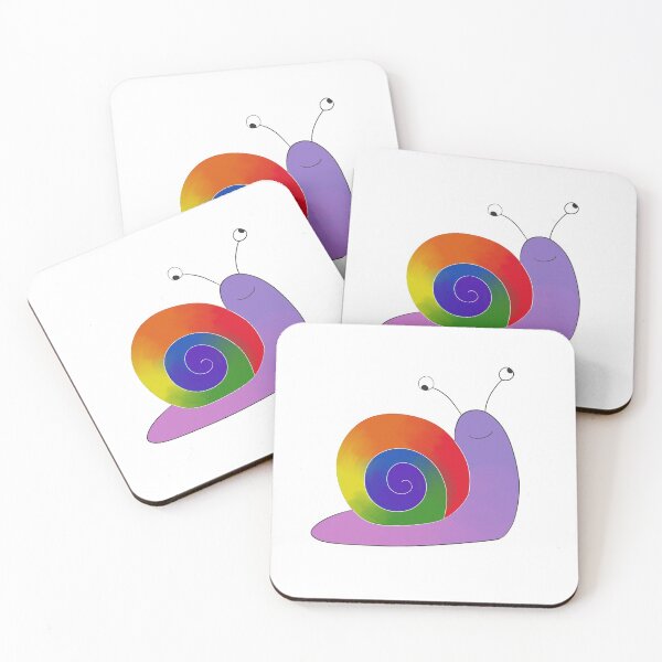 Item preview, LGBT-Flag Snail designed and sold by GreenDemonTea.
