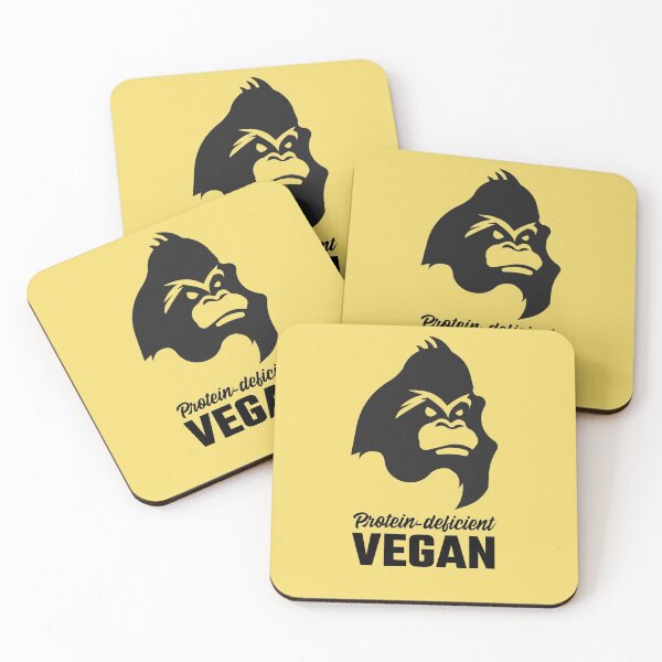 Item preview, Protein-deficient vegan gorilla designed and sold by PlantDemia.
