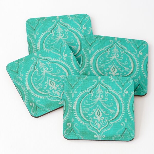 Item preview, Green moroccan tile designed and sold by Carolin Bentbib.