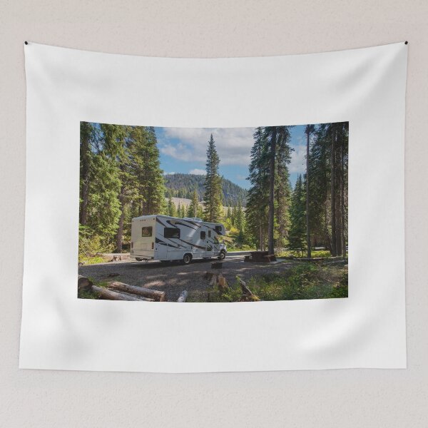 Item preview, Beautiful campsite in the forest designed and sold by Marc Molenaar.