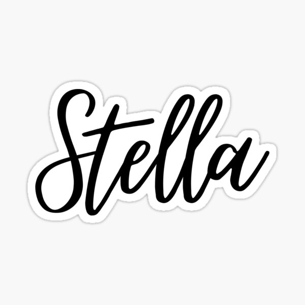 stella-name-sticker-for-sale-by-r7210-redbubble