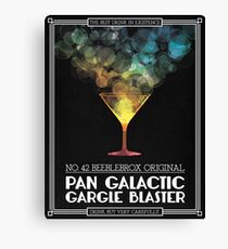 Pan-Galactic Gargle Blaster Poster Canvas Print
