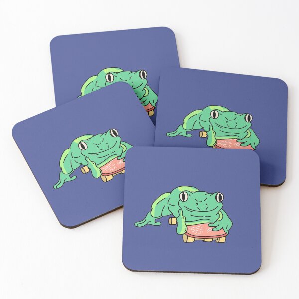 Item preview, Skater frog giving the finger designed and sold by More than Myriad.