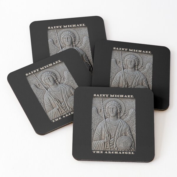 Item preview, St Michael The Archangel Vintage Catholic Saint designed and sold by h44k0n.