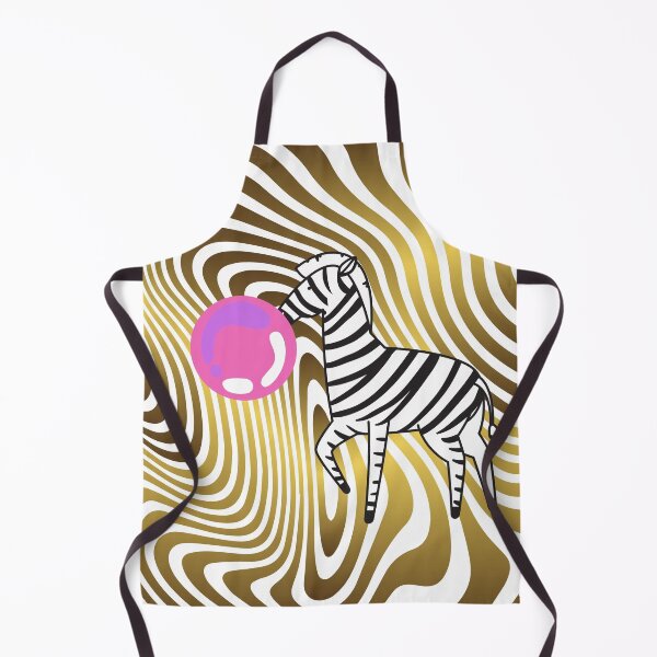 Item preview, Zebra Bubble Gum Pink and Gold Design designed and sold by Beluved.