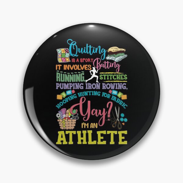 Item preview, Quilting Is A Sport It Involves Batting Running designed and sold by Charles Brian.