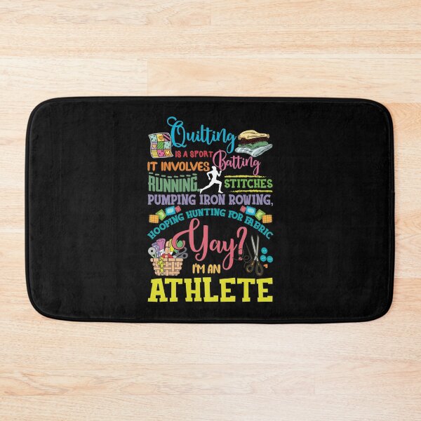 Item preview, Quilting Is A Sport It Involves Batting Running designed and sold by Charles Brian.