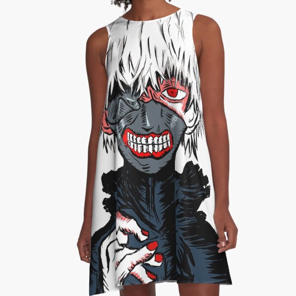 Tokyo Ghoul Kaneki Jason 1000 7 A Line Dress By Aperspective Redbubble