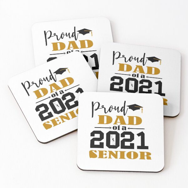 Item preview, Funny Proud DAD of a 2021 Senior Happy New Year  designed and sold by Belhbib Art ⭐⭐⭐⭐⭐.