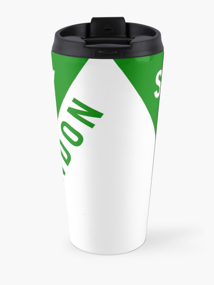 Alternate view of Green Logo Travel Coffee Mug