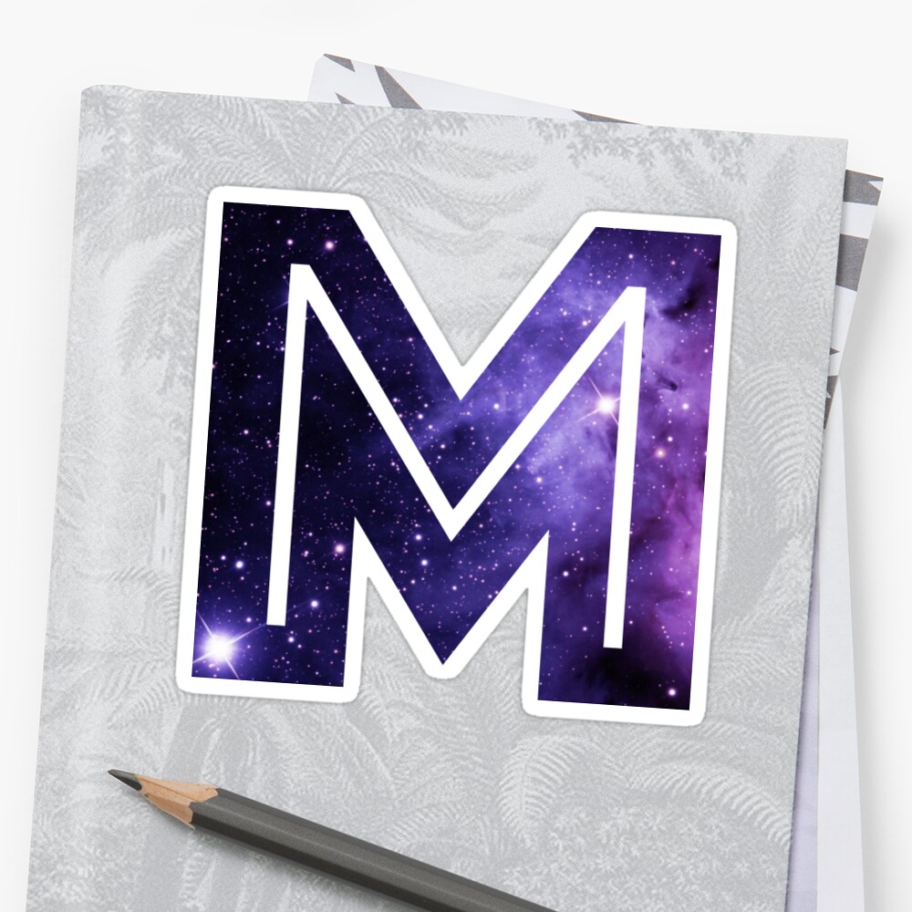 M a space. Space Alphabet. Space Stickers.