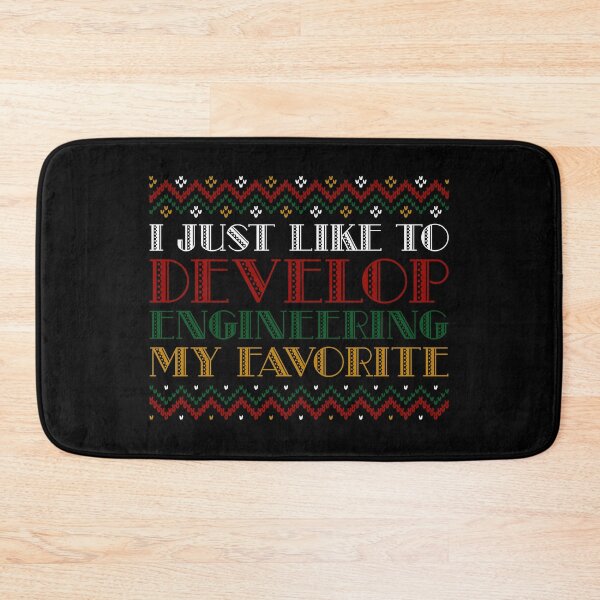 Item preview, I Just Like To Develop ENGINEERING My Favorite - Christmas designed and sold by yeknow.