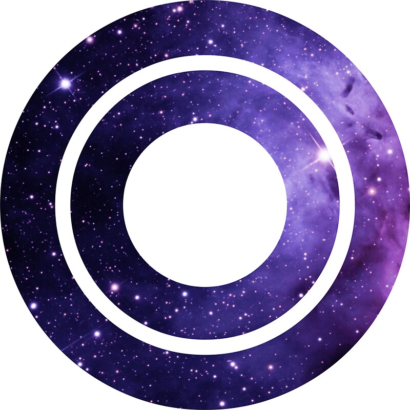 "The Letter O - Space" Stickers by Mike Gallard | Redbubble