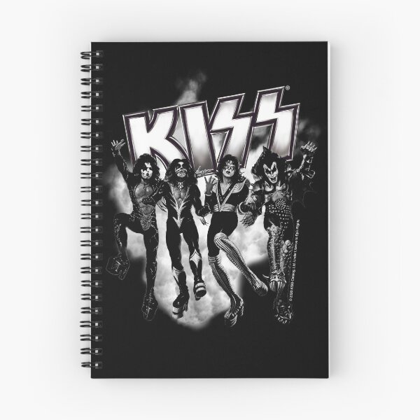 Item preview, KISS ® the band - Destroyer Black and White Fog Logo Up designed and sold by musmus76.