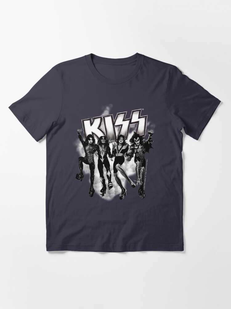 KISS ® the band - Destroyer Black and White Fog Logo Up