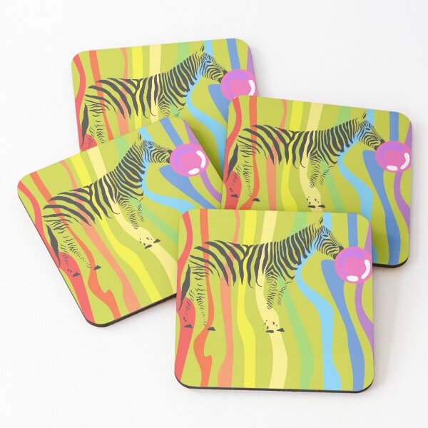 Item preview,  Zebra Bubble Gum Rainbow  Design designed and sold by Beluved.