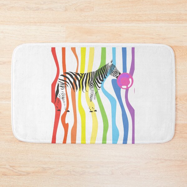 Item preview,  Zebra Bubble Gum Rainbow  Design designed and sold by Beluved.