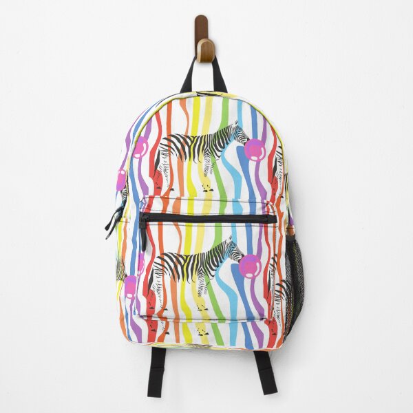 Item preview, Zebra Bubble Gum Rainbow Design designed and sold by Beluved.
