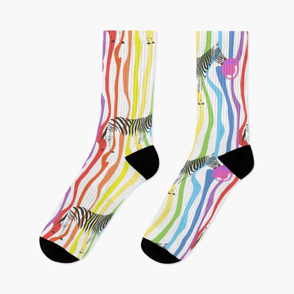 Item preview,  Zebra Bubble Gum Rainbow  Design designed and sold by Beluved.