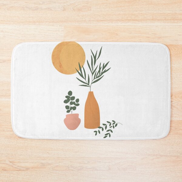 Item preview, Simple Plant Illustration Green Orange Pink designed and sold by A. P..