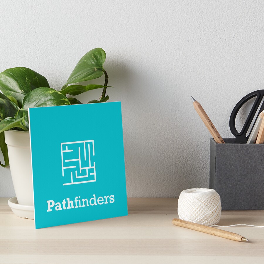 "Pathfinders Youth Group Logo" Art Board Print for Sale by PathwayArt
