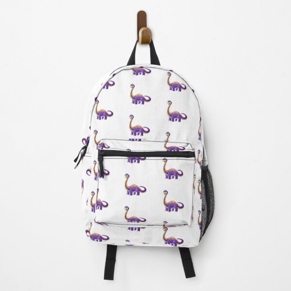 Item preview, Brontosaurus Dinosaur Cartoon Purple Orange designed and sold by 14Smith15.