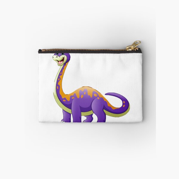 Item preview, Brontosaurus Dinosaur Cartoon Purple Orange designed and sold by 14Smith15.