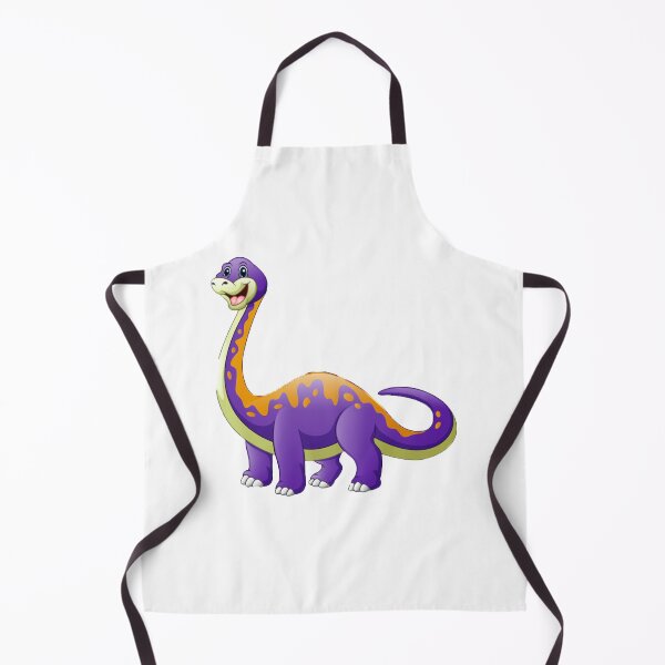 Item preview, Brontosaurus Dinosaur Cartoon Purple Orange designed and sold by 14Smith15.