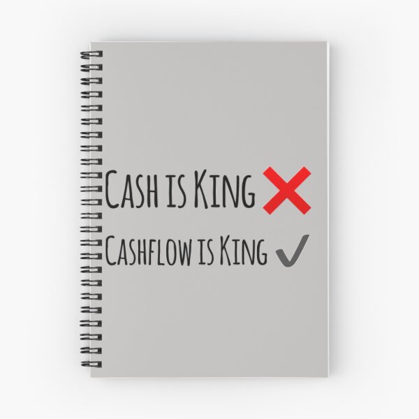 Item preview, Cashflow is King- Black Text designed and sold by MerciMe.