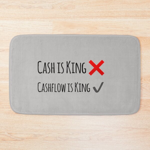 Item preview, Cashflow is King- Black Text designed and sold by MerciMe.