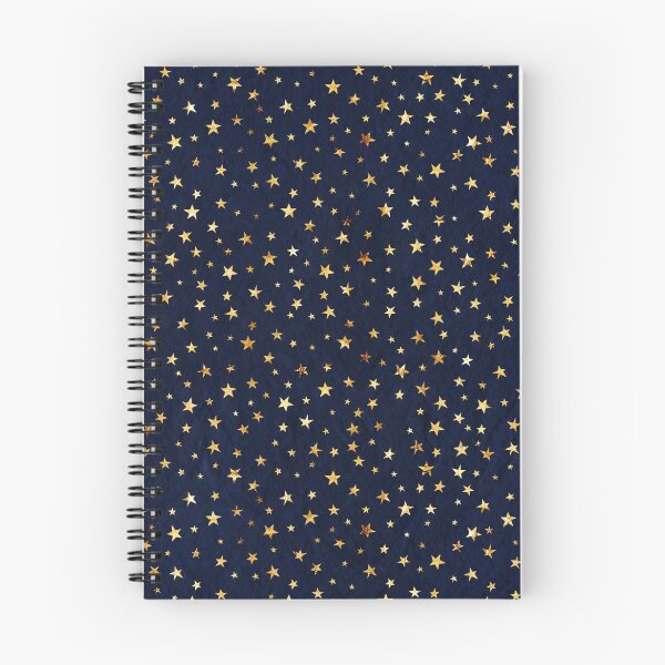 Aperçu de l'œuvre Motif étoile sur fond bleu marine foncé créée et vendue par WesternExposure.