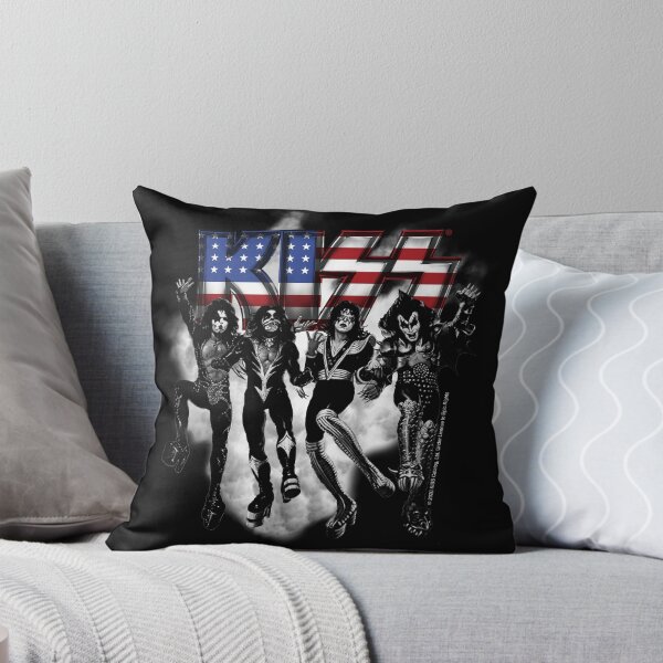 Item preview, KISS ® the band - Destroyer Black and White Fog USA Logo designed and sold by musmus76.