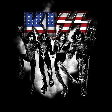 Artwork thumbnail, KISS ® the band - Destroyer Black and White Fog USA Logo by musmus76