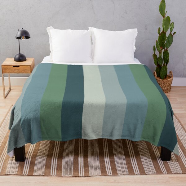Item preview, Green Blue Stripe Pattern - Geometric Pattern for Home Decor designed and sold by norandesign.