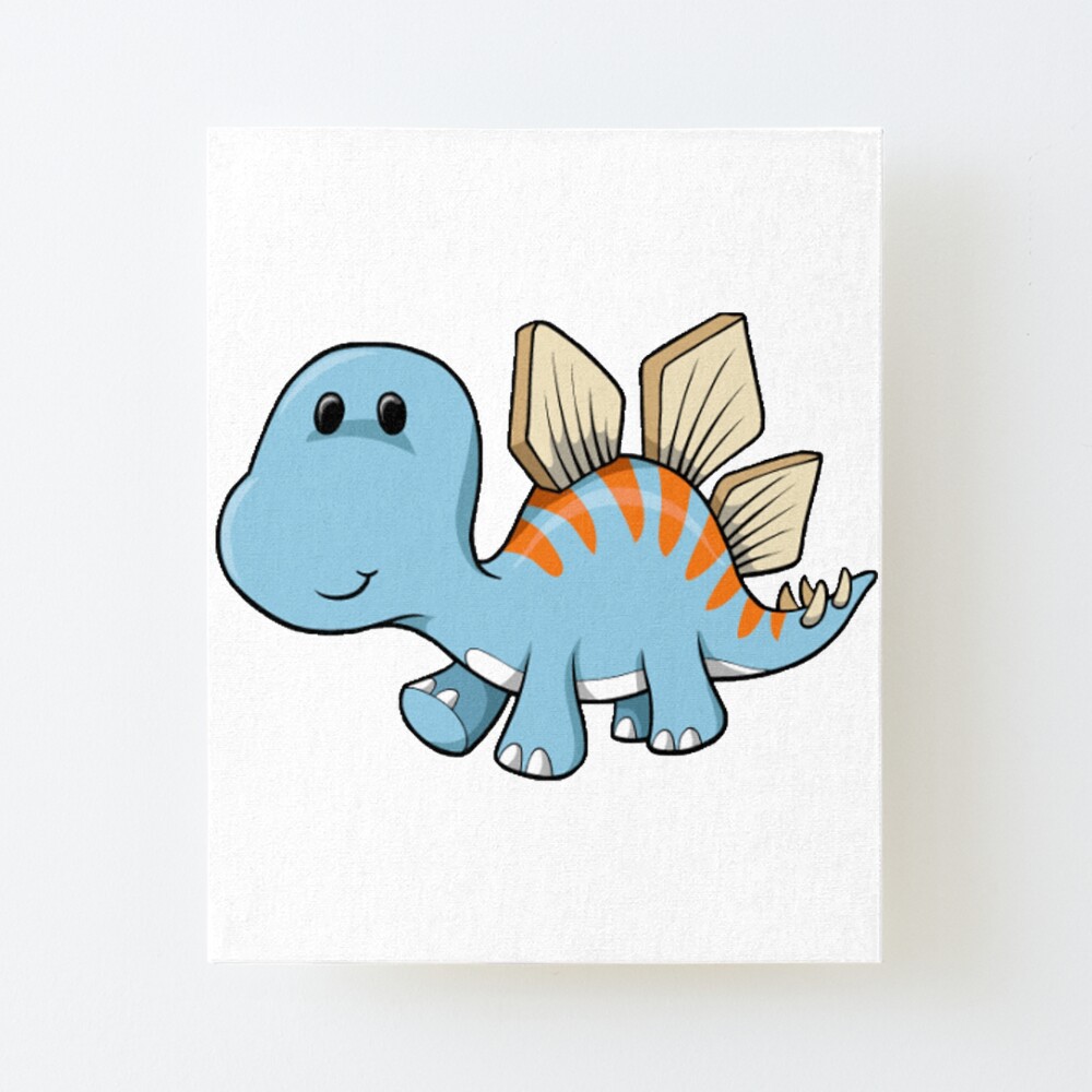Triceratops Dinosaur Cartoon Blue Orange Triceratops Dinosaur Cartoon Blue Orange