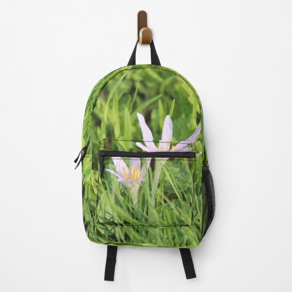 Item preview, white pink flowers in the grass designed and sold by sleepgarden.