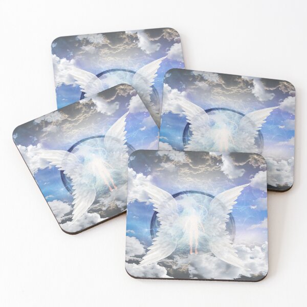 Item preview, Human soul between angel wings designed and sold by rolffimages.