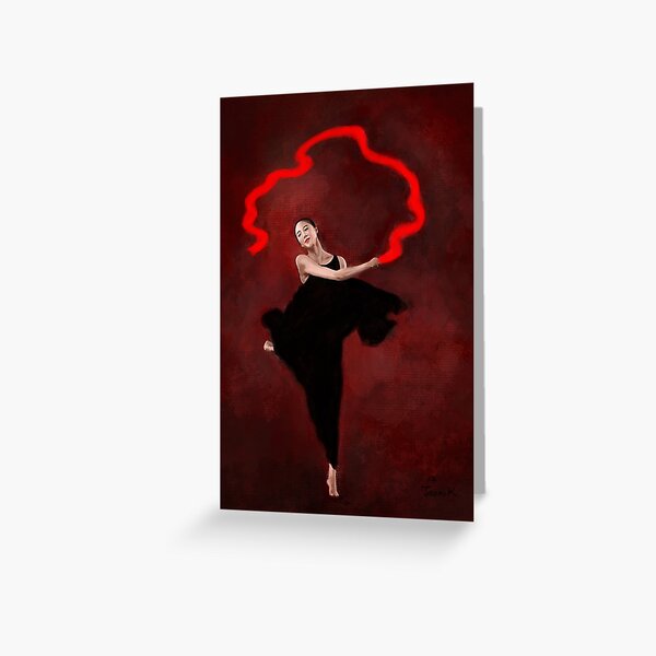 Wind Dance Greeting Card