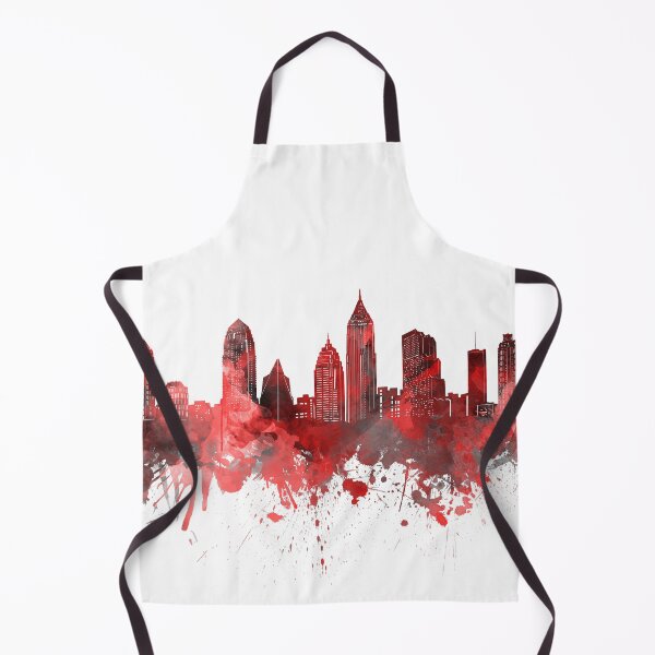 Item preview, atlanta skyline red designed and sold by BekimART2.