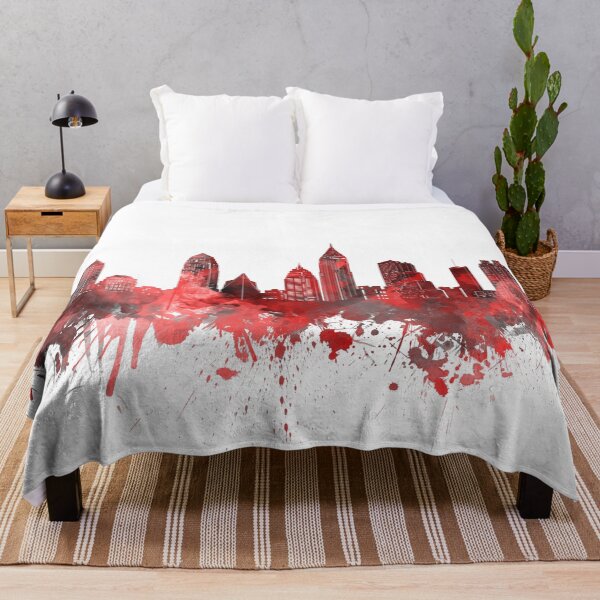 Item preview, atlanta skyline red designed and sold by BekimART2.
