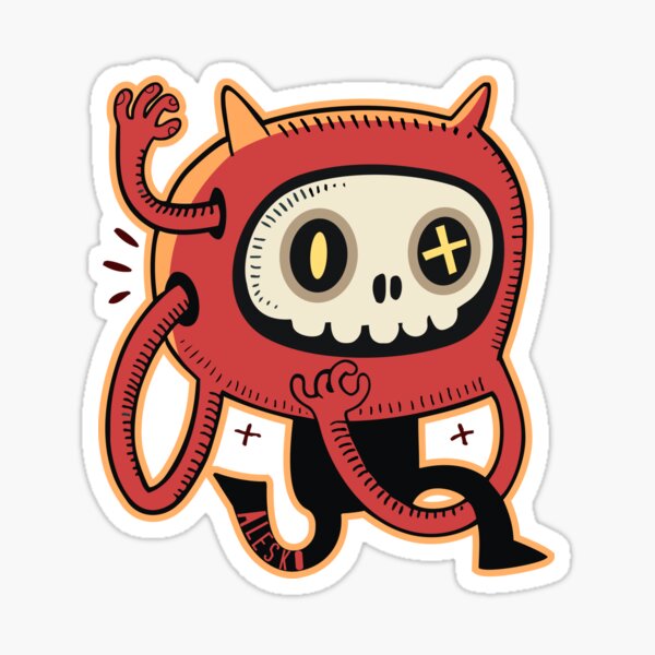 Dead man runner Sticker