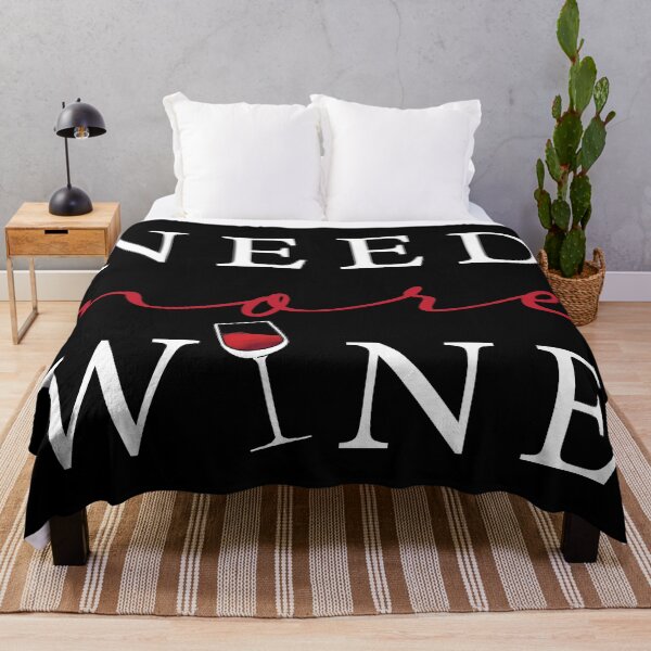 Item preview, Need more red wine in white font. designed and sold by deynaaz.