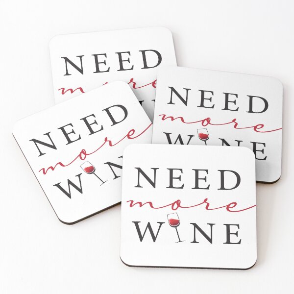 Item preview, Need more red wine in black font. designed and sold by deynaaz.