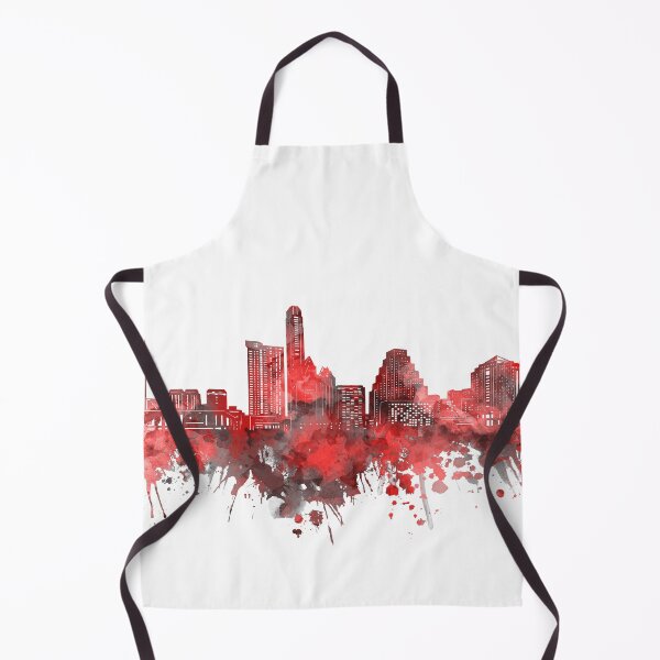 Item preview, austin skyline red designed and sold by BekimART2.