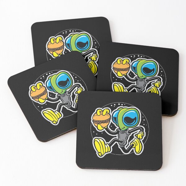 Item preview, Running Alien with a Burger by eShirtLabs designed and sold by eShirtLabs.