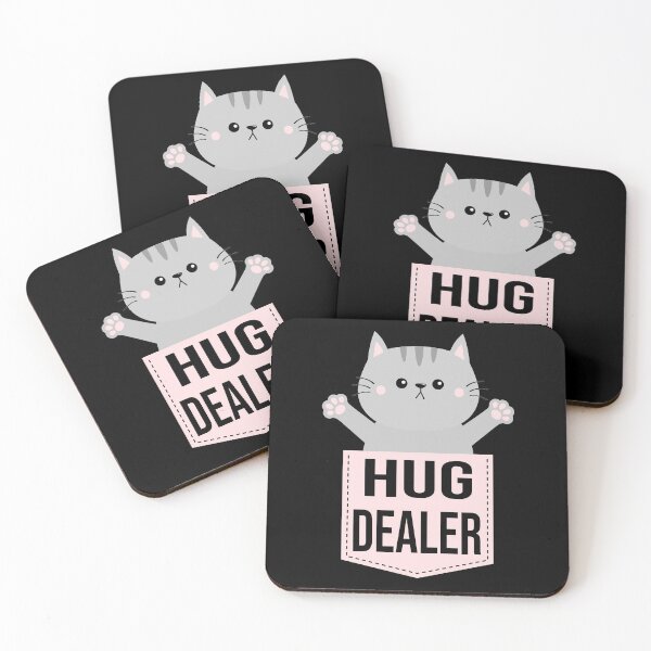 Item preview, Cute Hug Dealer Pocket Cat designed and sold by Shopkittycat.