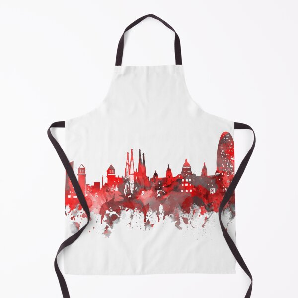 Item preview, barcelona skyline red designed and sold by BekimART2.