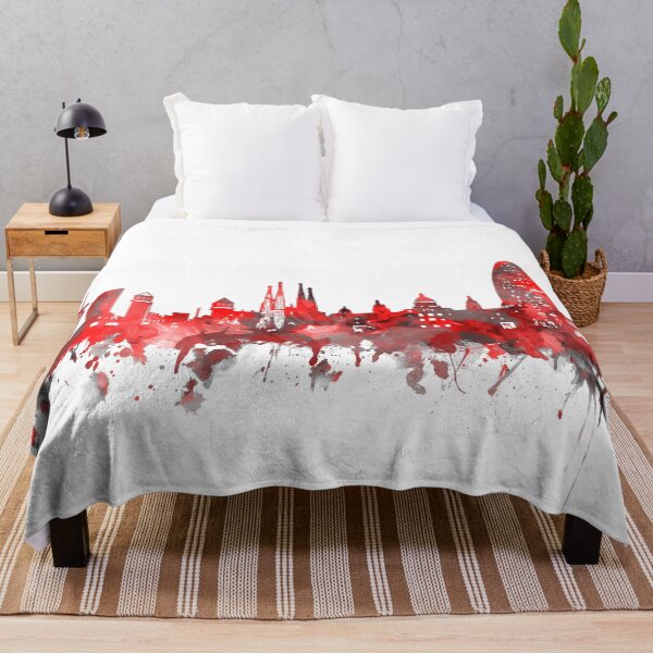 Item preview, barcelona skyline red designed and sold by BekimART2.